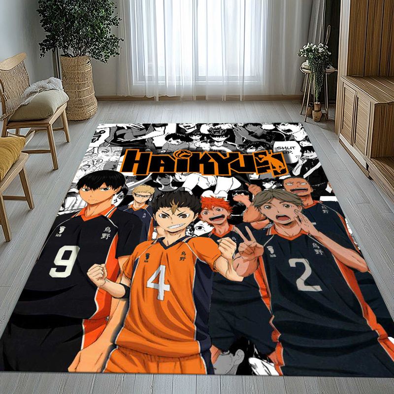 Kids Outdoor Flooring - Cartoon Haikyuu Hinata Shoyo Volleyball Anime
