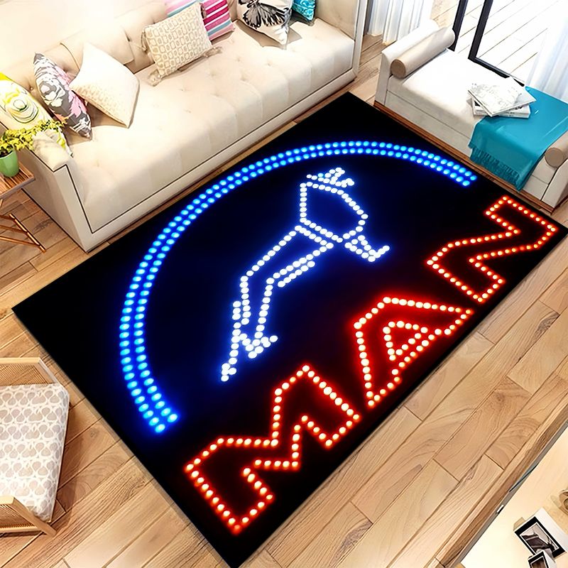 Kids Outdoor Flooring - Retro MAN Truck Lorry Logo Living