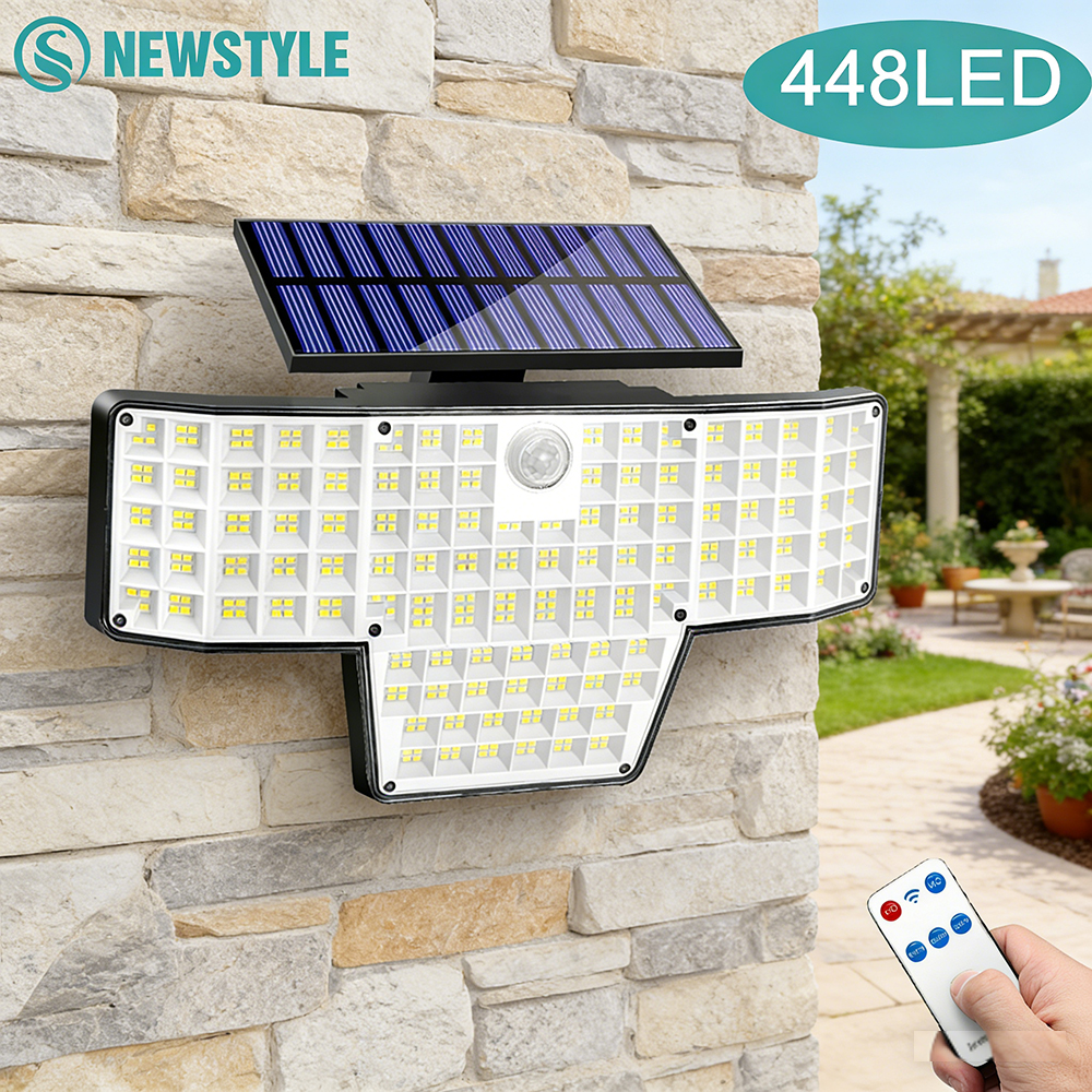 Balance Beam Outdoor - 1/2 Packs 448 LED Solar Powered