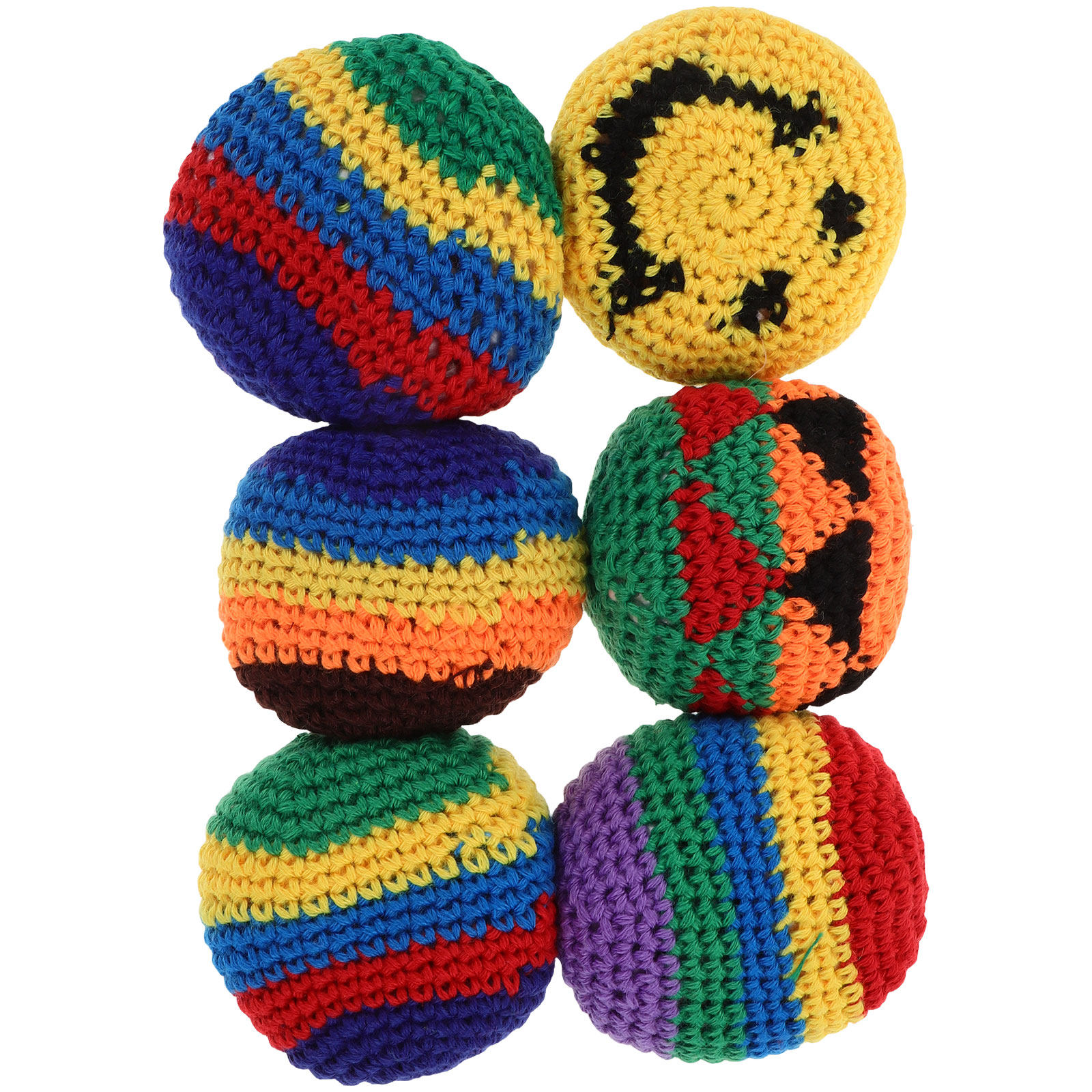 Kids Outdoor Learning Activities - 6Pcs Soft Woolen Sandbags Kids Active