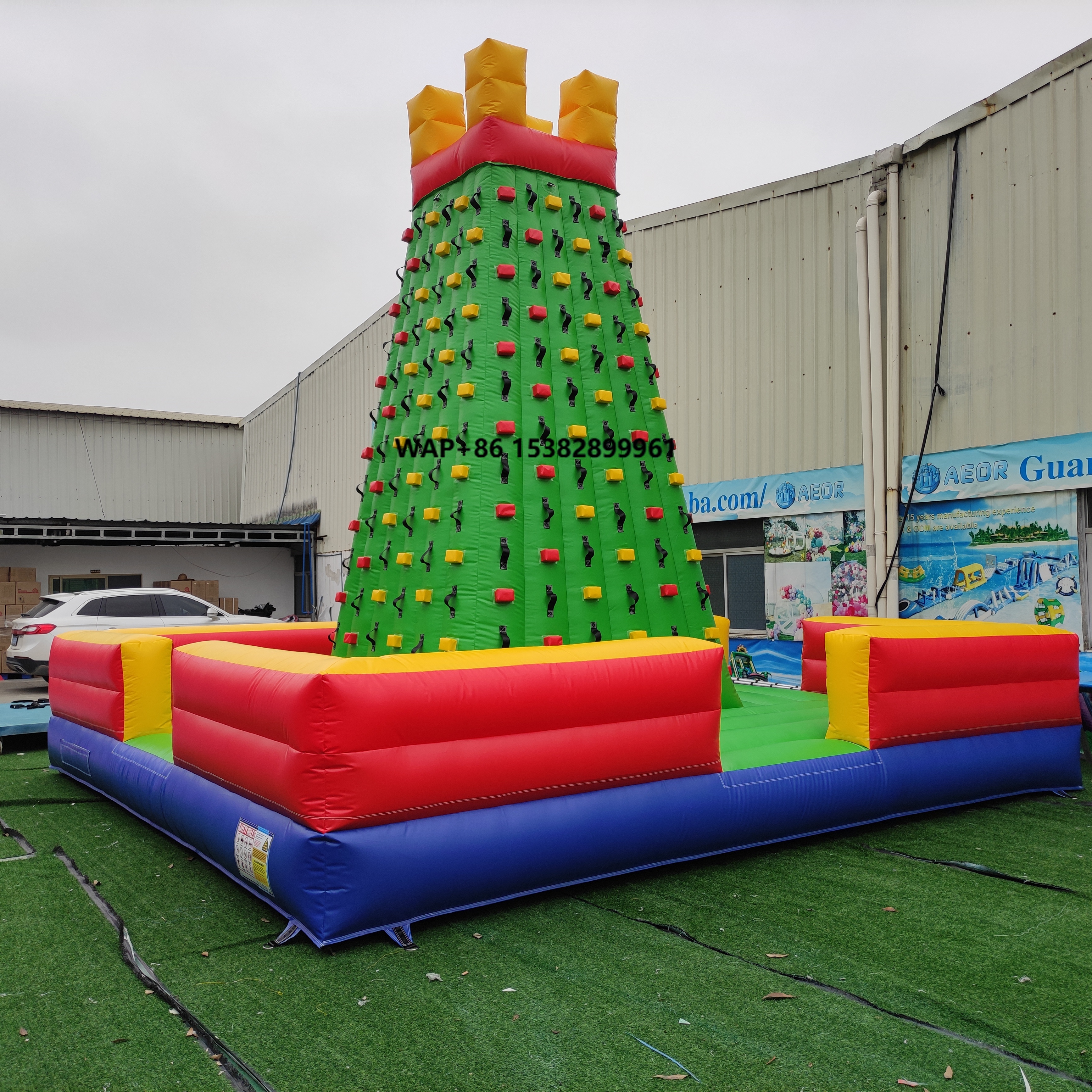 Kids Outdoor Climbing Wall - Outdoor Inflatable Rock Climbing Wall With