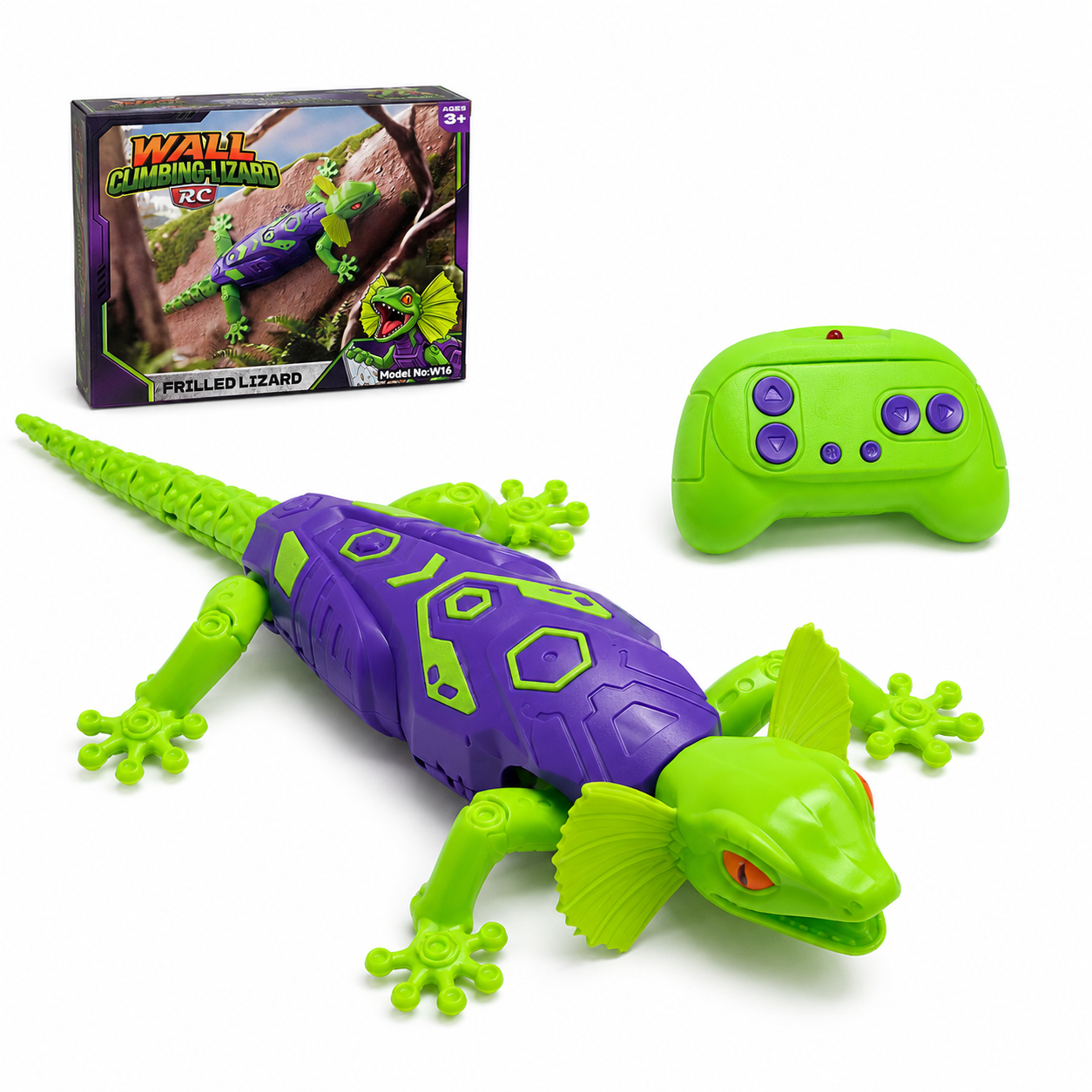 Kids Outdoor Climbing Wall - Wall Climbing Remote Control Lizard Toy