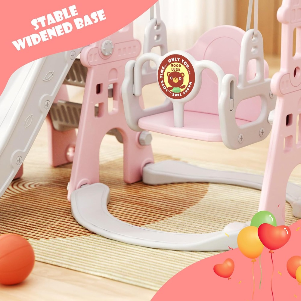 4-in-1 Kids Slide and Swing Se - огляд і ціна Kids Outdoor Basketball