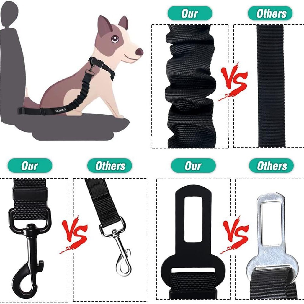 Durability Retractable Dog Car - огляд і ціна Swing Seat Belt