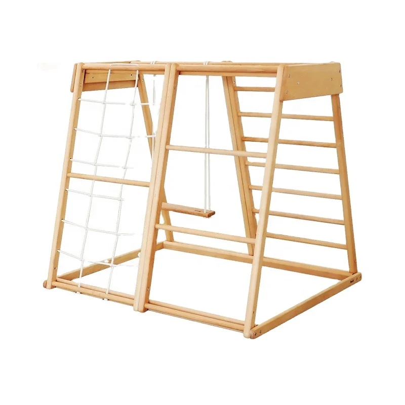 Kids Outdoor Rope Ladder Child - огляд і ціна Kids Outdoor Wooden Climbing Frame