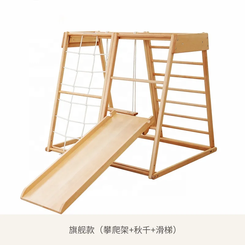 Kids Outdoor Rope Ladder Child - огляд і ціна Kids Outdoor Wooden Climbing Frame
