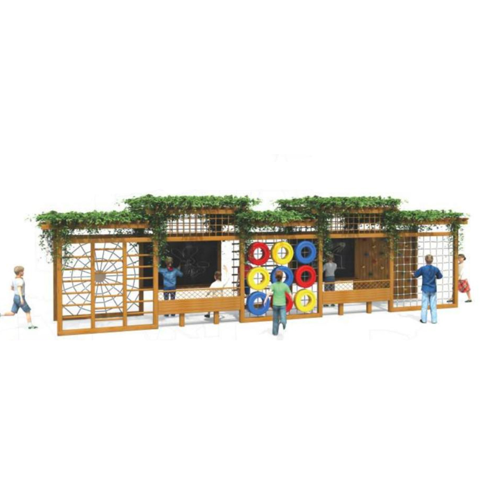 Best Selling Custom Colorful M - огляд і ціна Kids Outdoor Wooden Climbing Frame