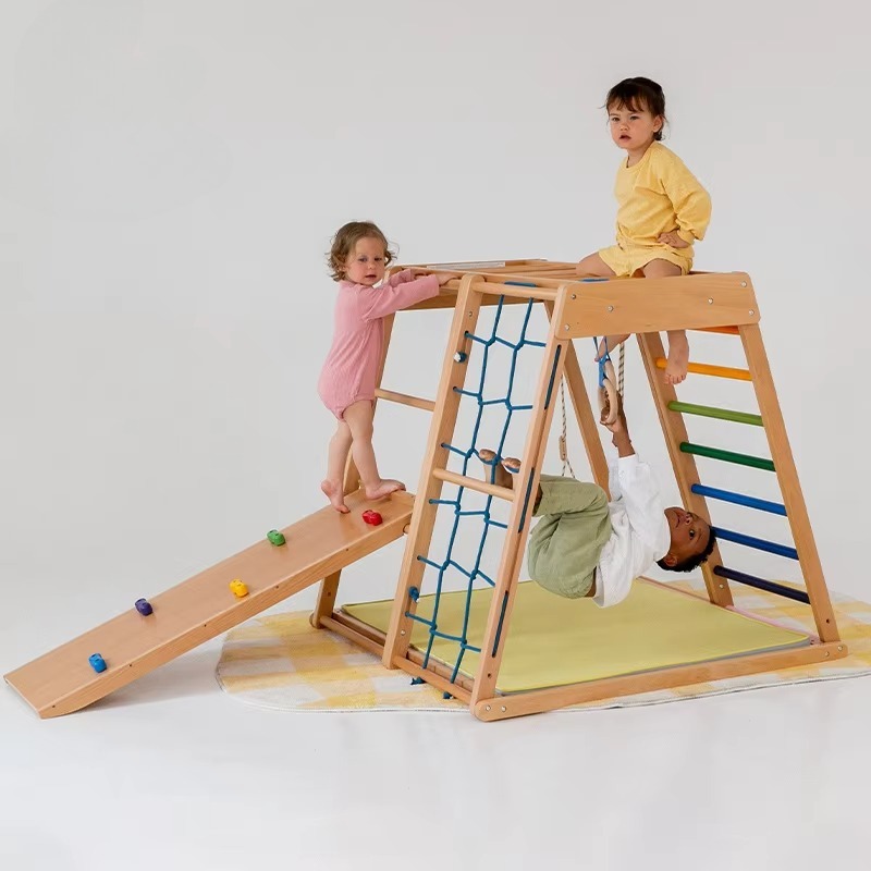 Cheap Kids Climbing Frame Baby - огляд і ціна Kids Outdoor Wooden Climbing Frame