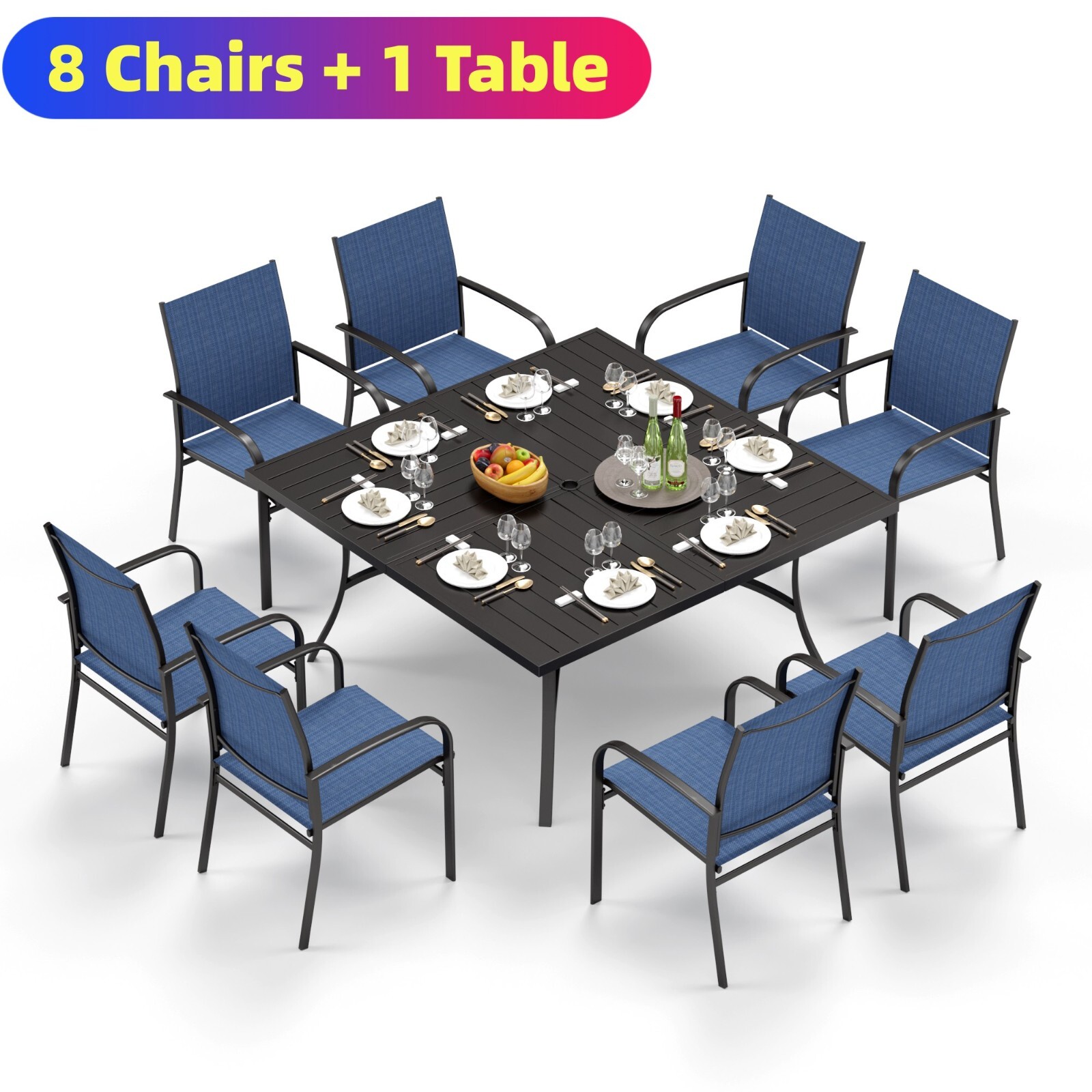 9 Piece Patio Furniture Set Ou - огляд і ціна Kids Outdoor Dining Set