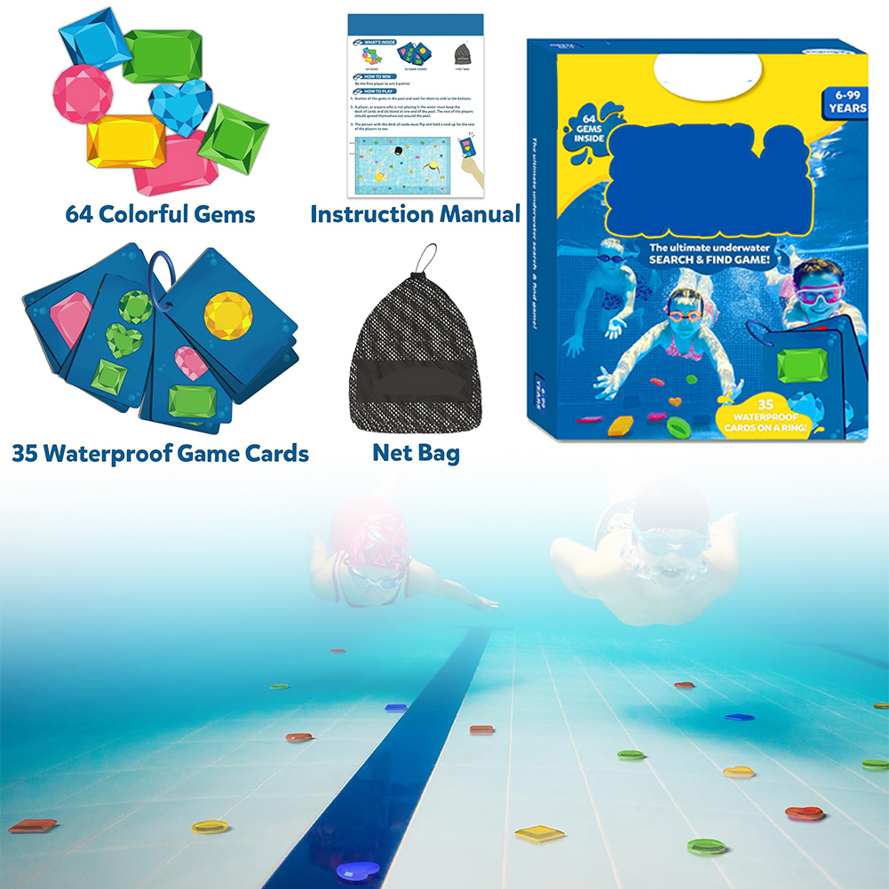 Diving Gems Pool Toy Underwate - огляд і ціна Kids Outdoor Learning Activities