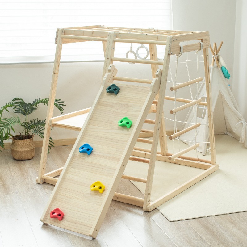 Jungle Gym Kids Outdoor Solid  - огляд і ціна Kids Outdoor Wooden Climbing Frame