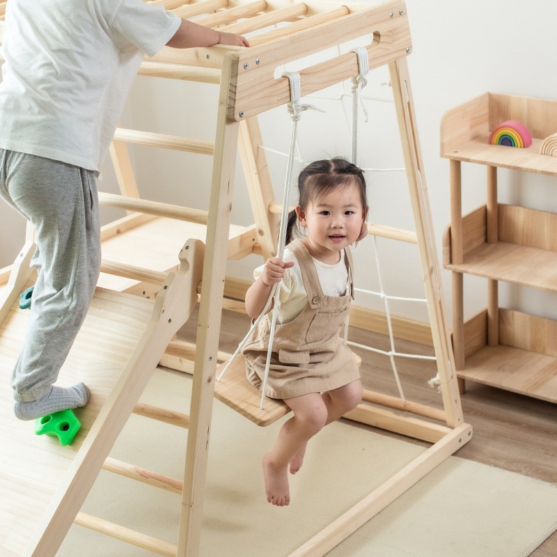 Jungle Gym Kids Outdoor Solid  - огляд і ціна Kids Outdoor Wooden Climbing Frame