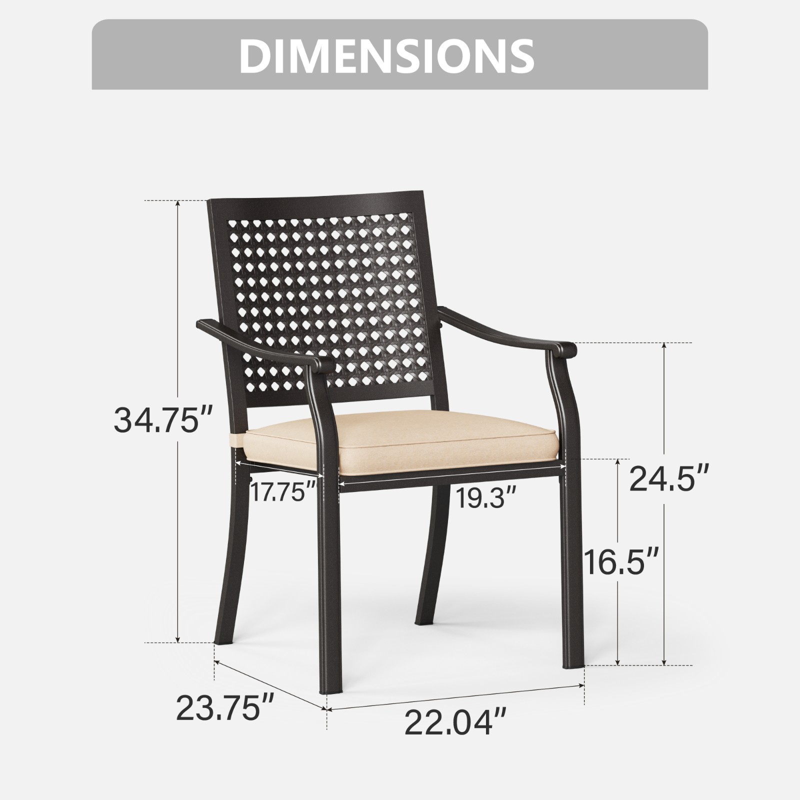 Outdoor Dining Chairs Set of 2 - огляд і ціна Kids Outdoor Dining Set