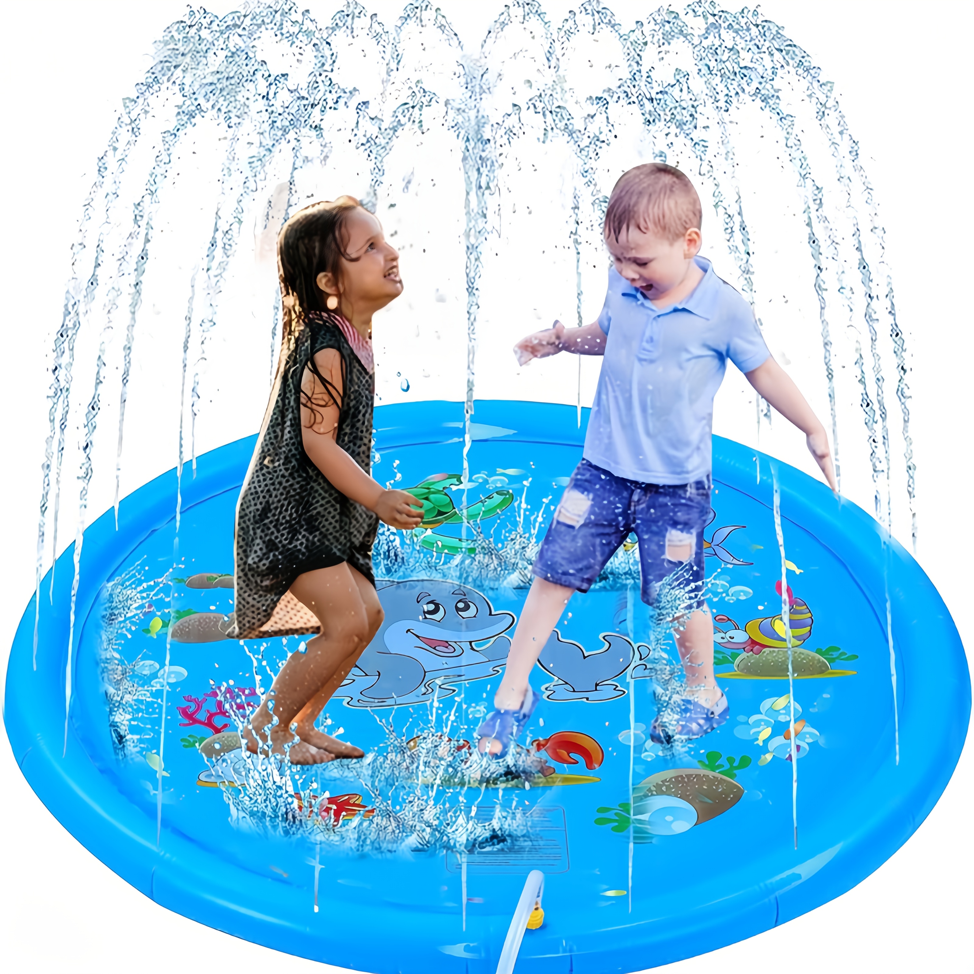 PVC Inflatable Splash Pad Spri - огляд і ціна Kids Outdoor Exercise Equipment