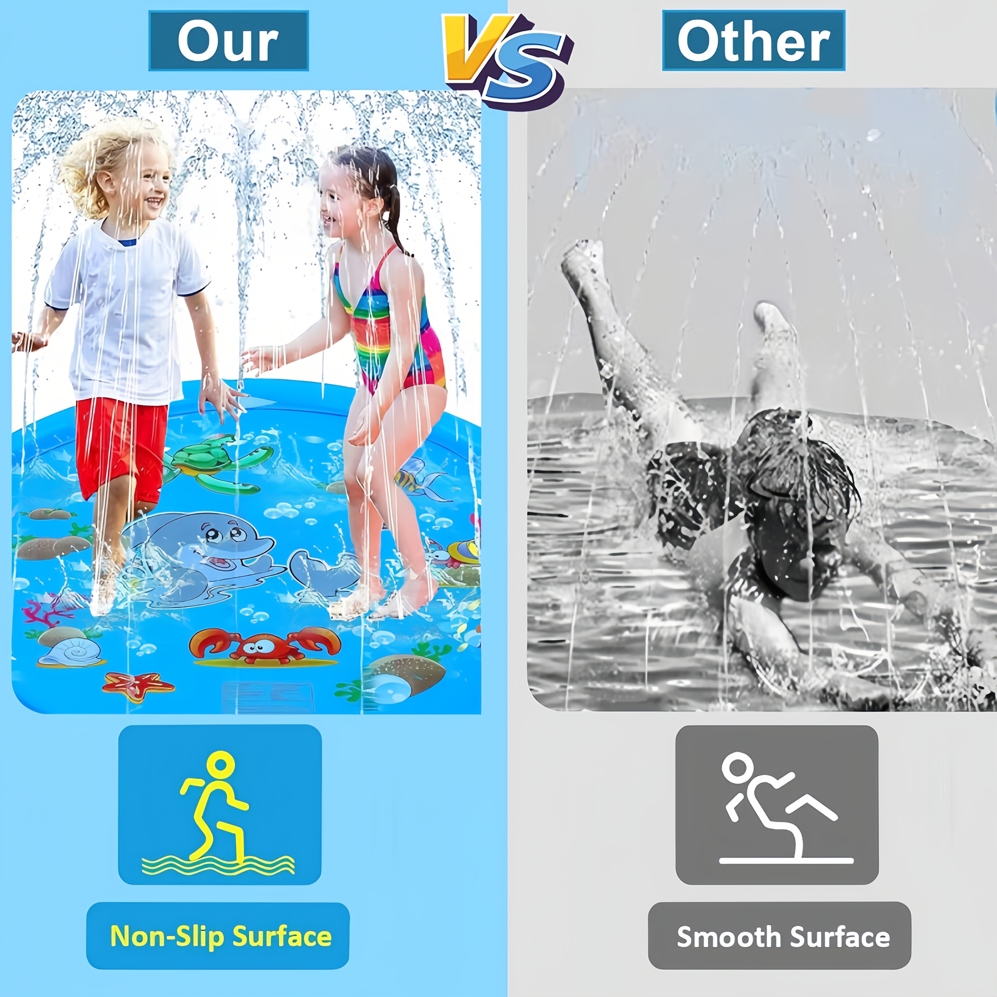 PVC Inflatable Splash Pad Spri - огляд і ціна Kids Outdoor Exercise Equipment