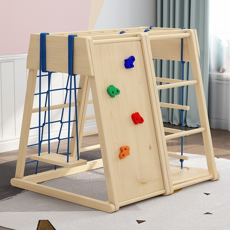 Wooden Climbing Frame with Sli - огляд і ціна Kids Outdoor Wooden Climbing Frame