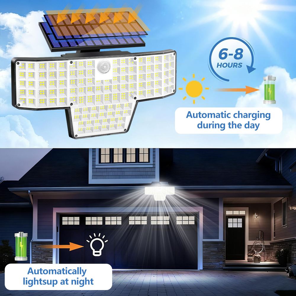 1/2 Packs 448 LED Solar Powere - огляд і ціна Balance Beam Outdoor