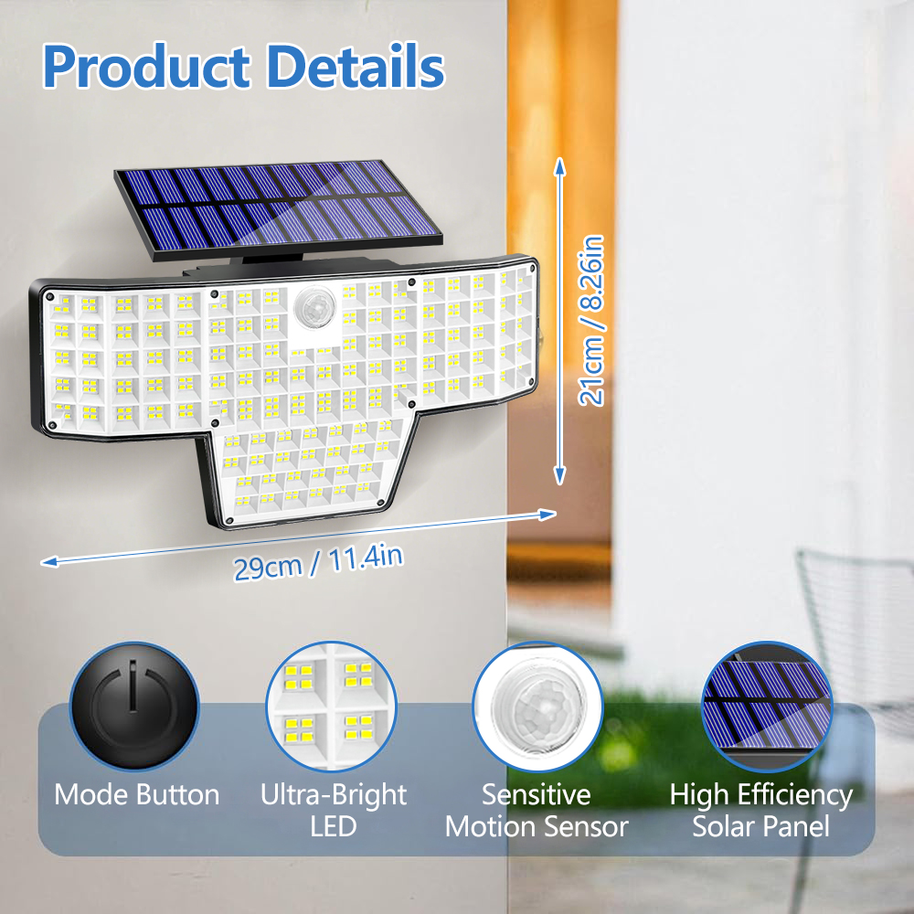 1/2 Packs 448 LED Solar Powere - огляд і ціна Balance Beam Outdoor