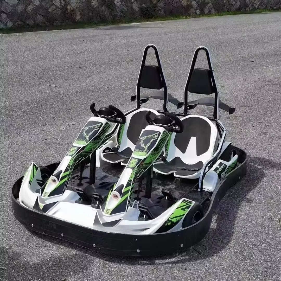 Dual-Seated Electc Racing Kart - огляд і ціна Kids Outdoor Karting