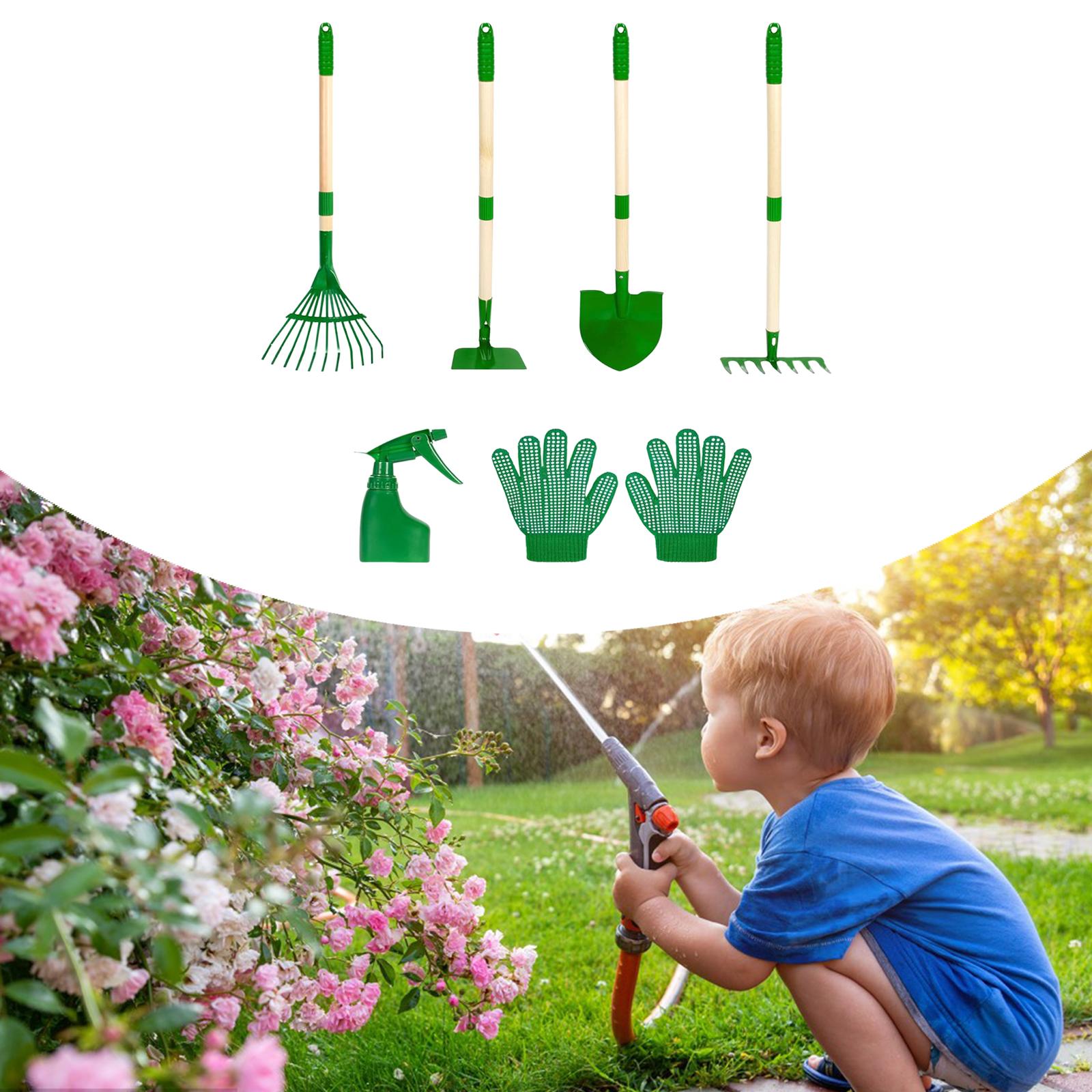 Kids Gardening Tools Set with  - огляд і ціна Kids Outdoor Learning Activities