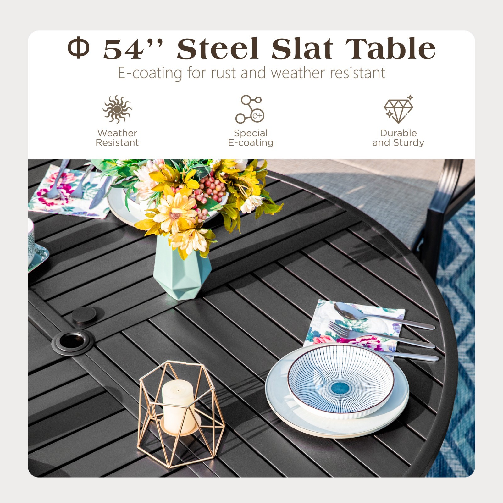 7Piece Patio Dining Set with U - огляд і ціна Kids Outdoor Dining Set