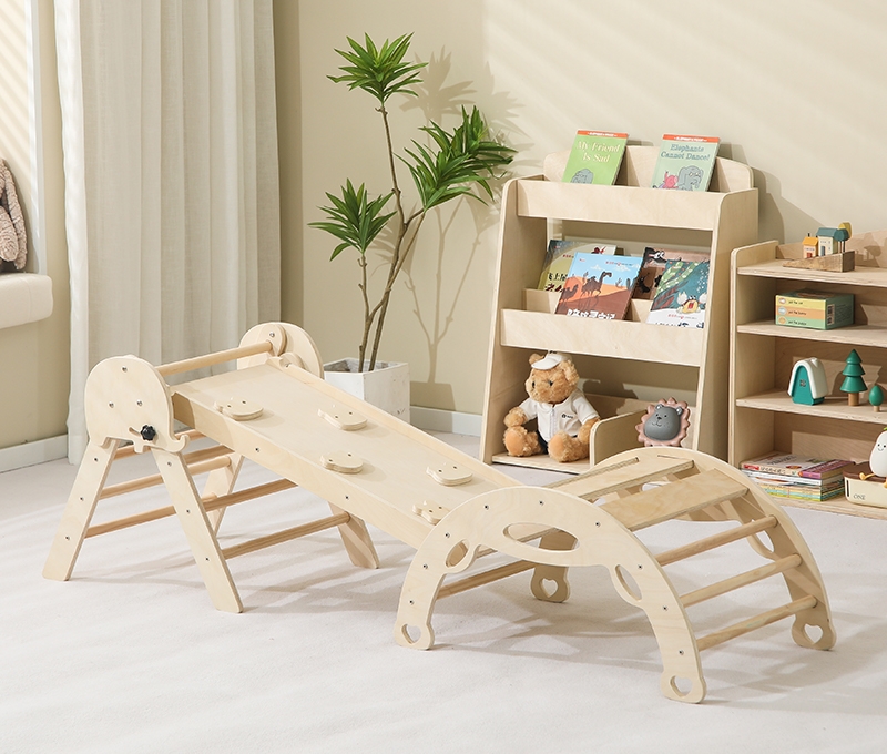 Hot Selling 7-in-1 Montessori  - огляд і ціна Kids Outdoor Wooden Climbing Frame