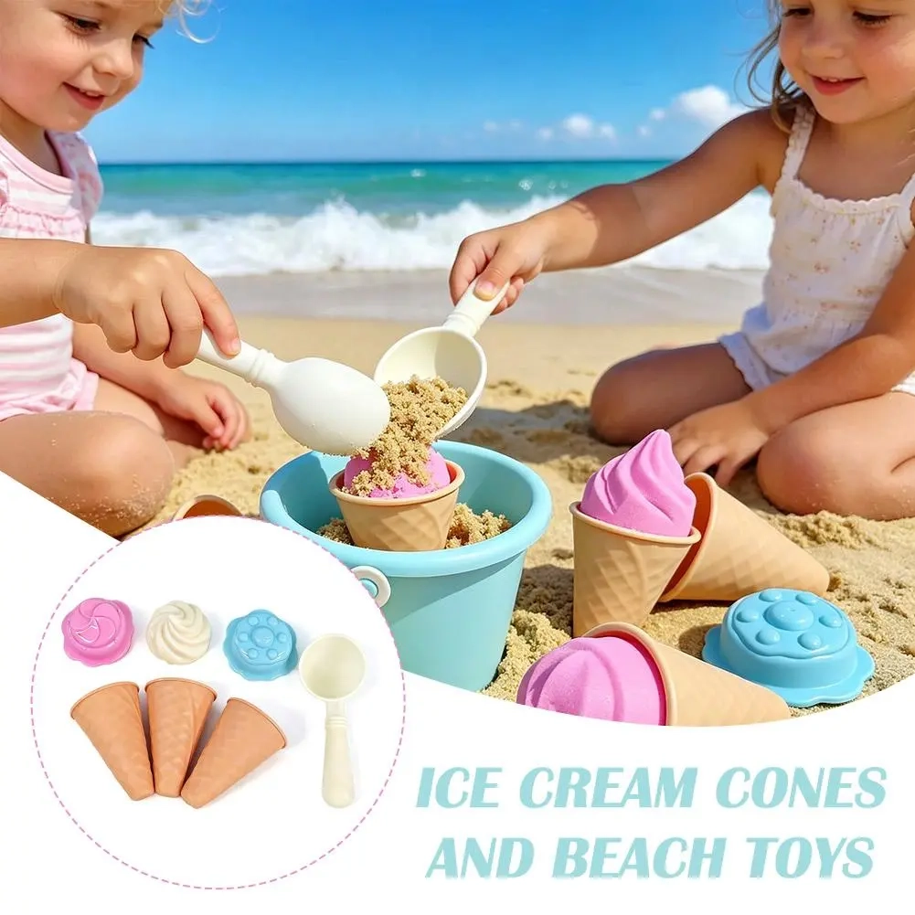 Kids Ice Cream Cone Sand Mold  - огляд і ціна Kids Outdoor Exercise Equipment