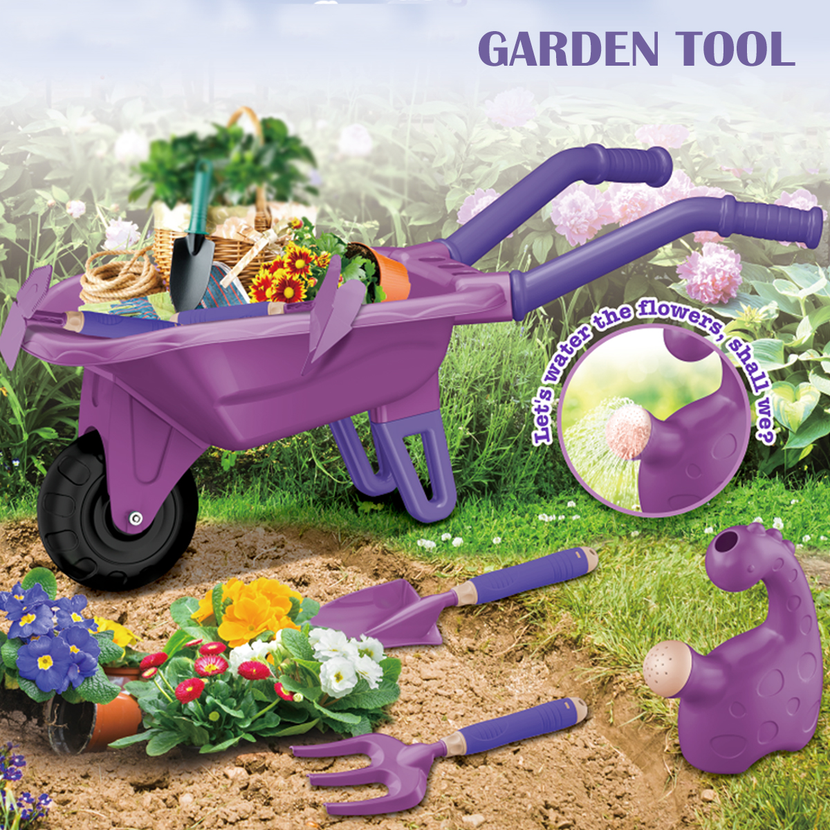 Gardening Tool Set Toys for ki - огляд і ціна Kids Outdoor Exercise Equipment