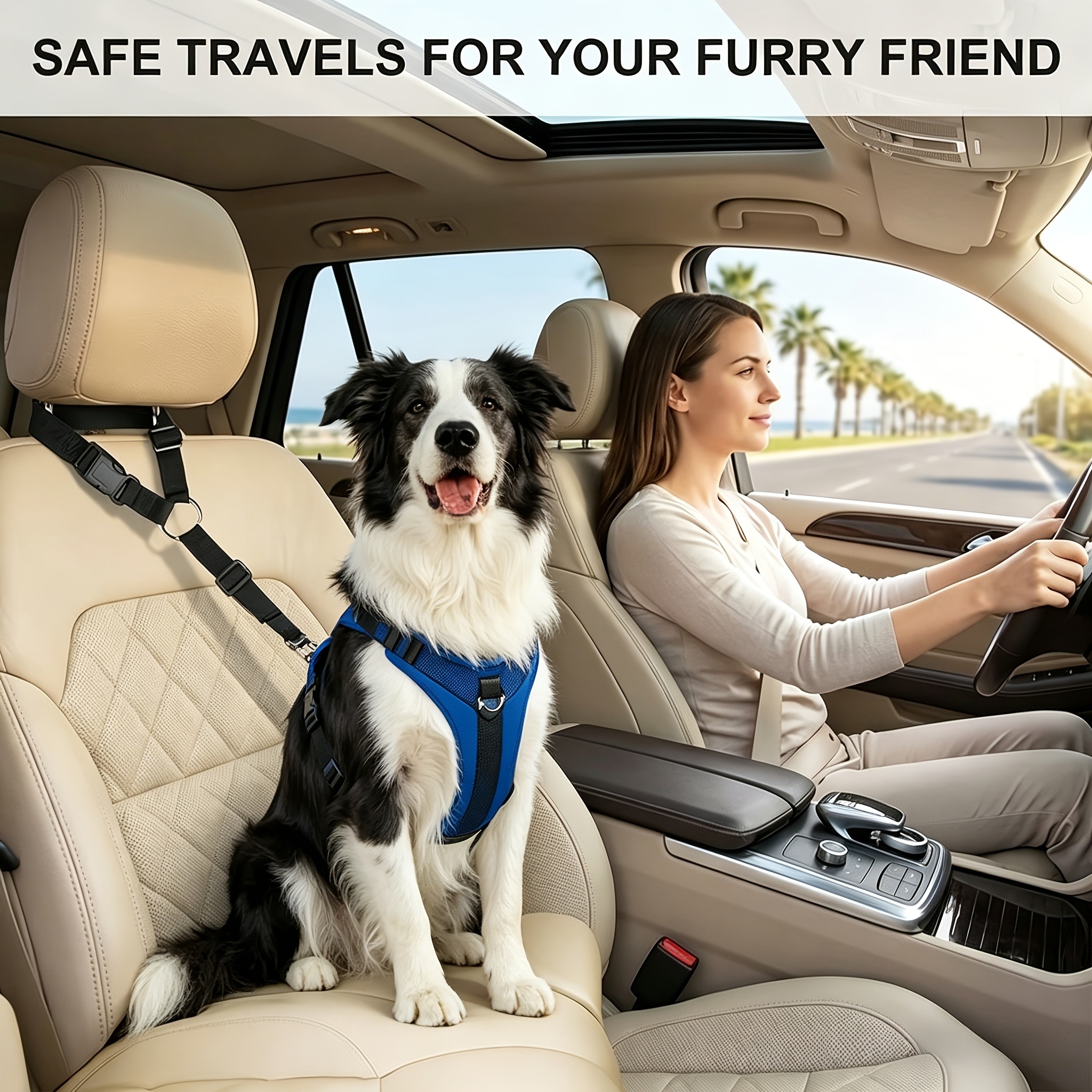 Heavy-duty adjustable pet car  - огляд і ціна Swing Seat Belt