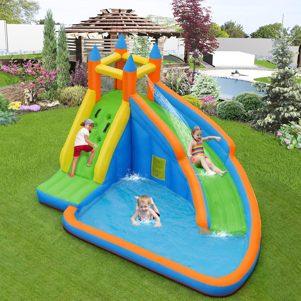 Iatable Water Slide, Kids Boun - огляд і ціна Kids Outdoor Climbing Wall