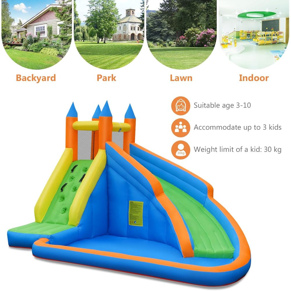 Iatable Water Slide, Kids Boun - огляд і ціна Kids Outdoor Climbing Wall