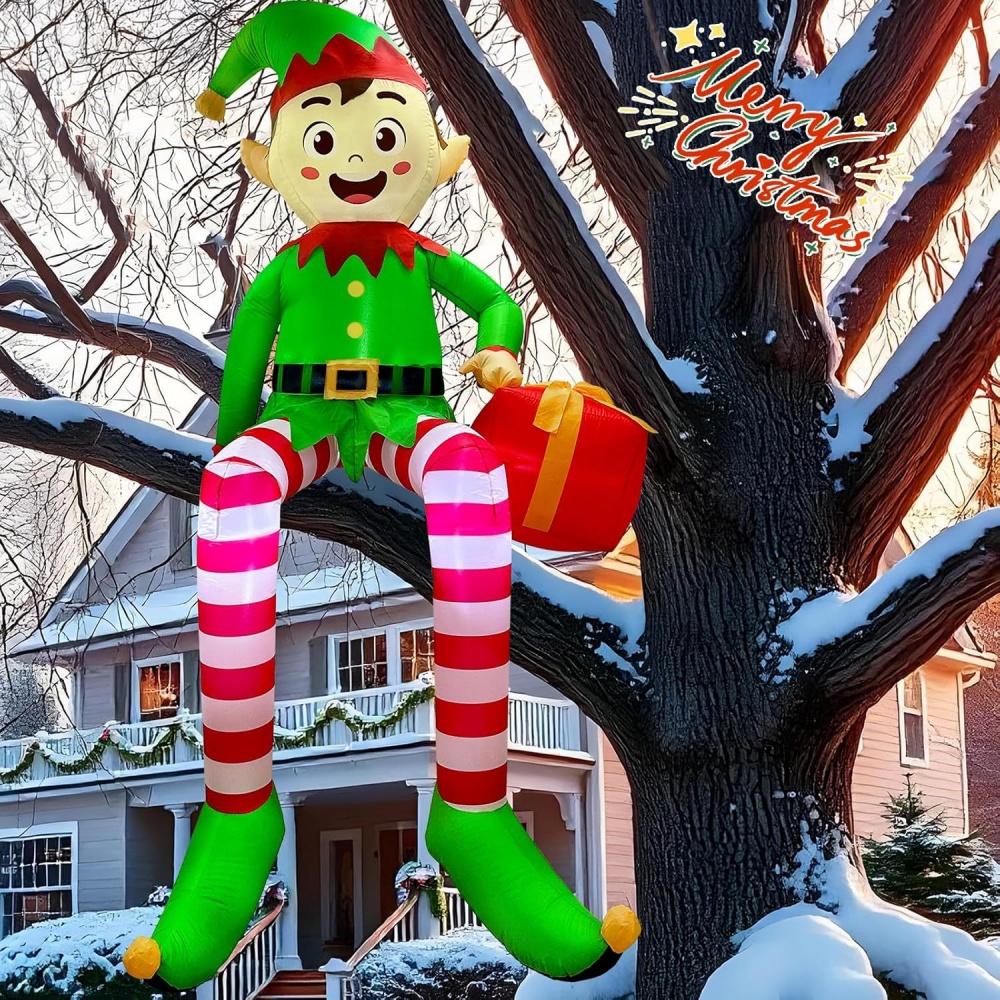 8FT Christmas Inflatables Sitt - огляд і ціна Kids Outdoor Gifts