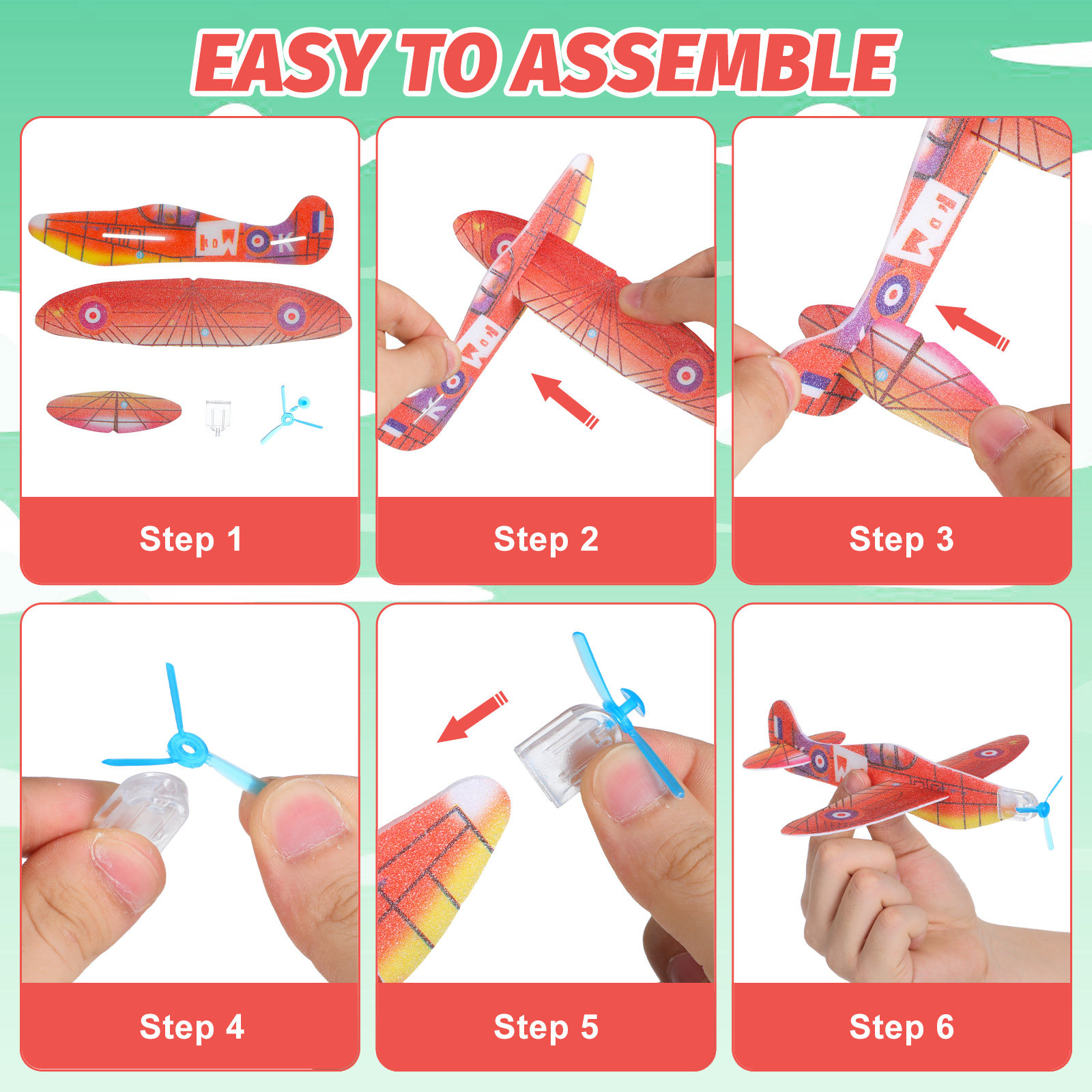 36Pcs Foam Airplane Models Hig - огляд і ціна Kids Outdoor Gifts