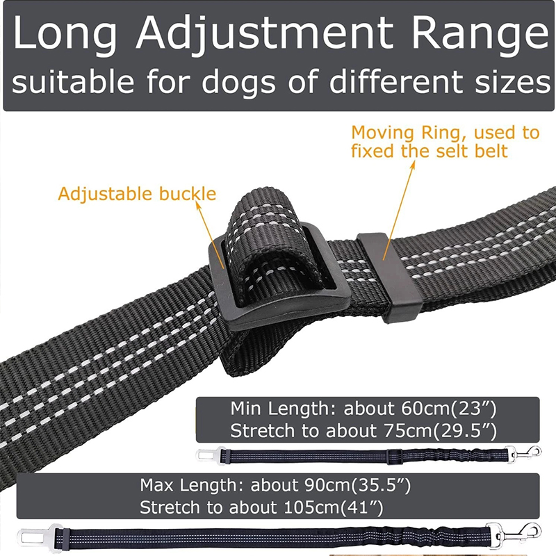 Pet Dog Seat Belt Adjustable H - огляд і ціна Swing Seat Belt