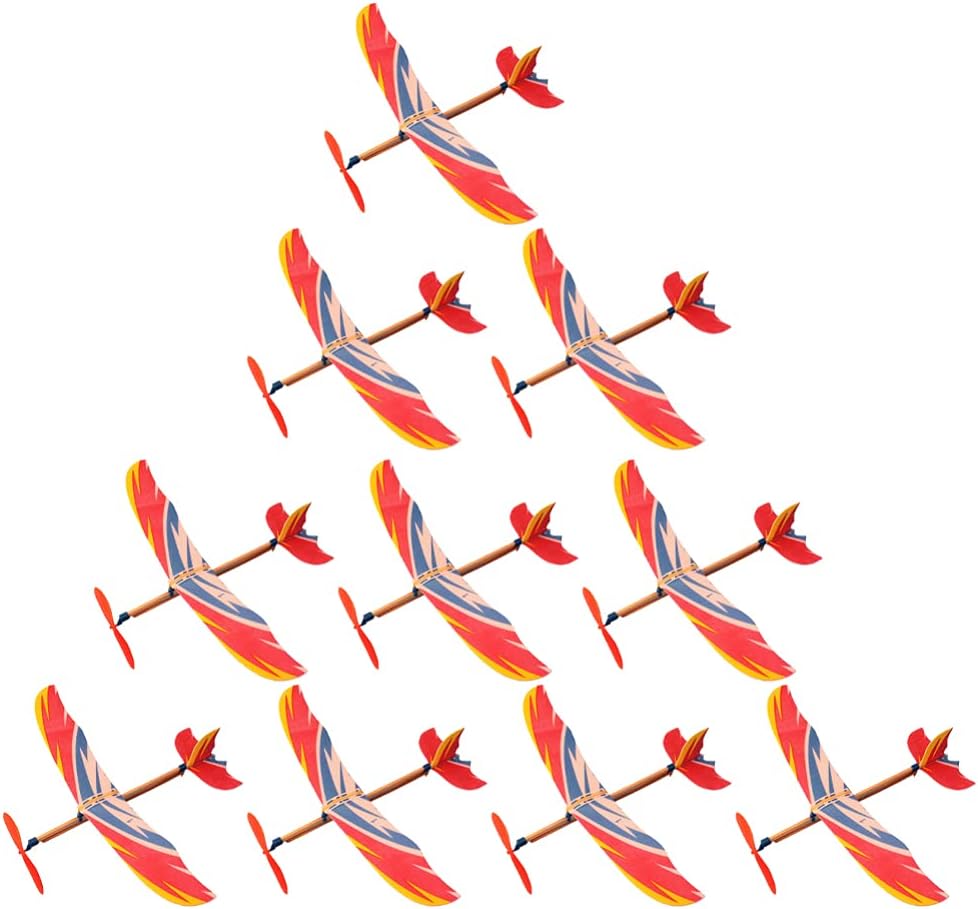 10PCS Airplane Model Rubber Ba - огляд і ціна Kids Outdoor Exercise Equipment