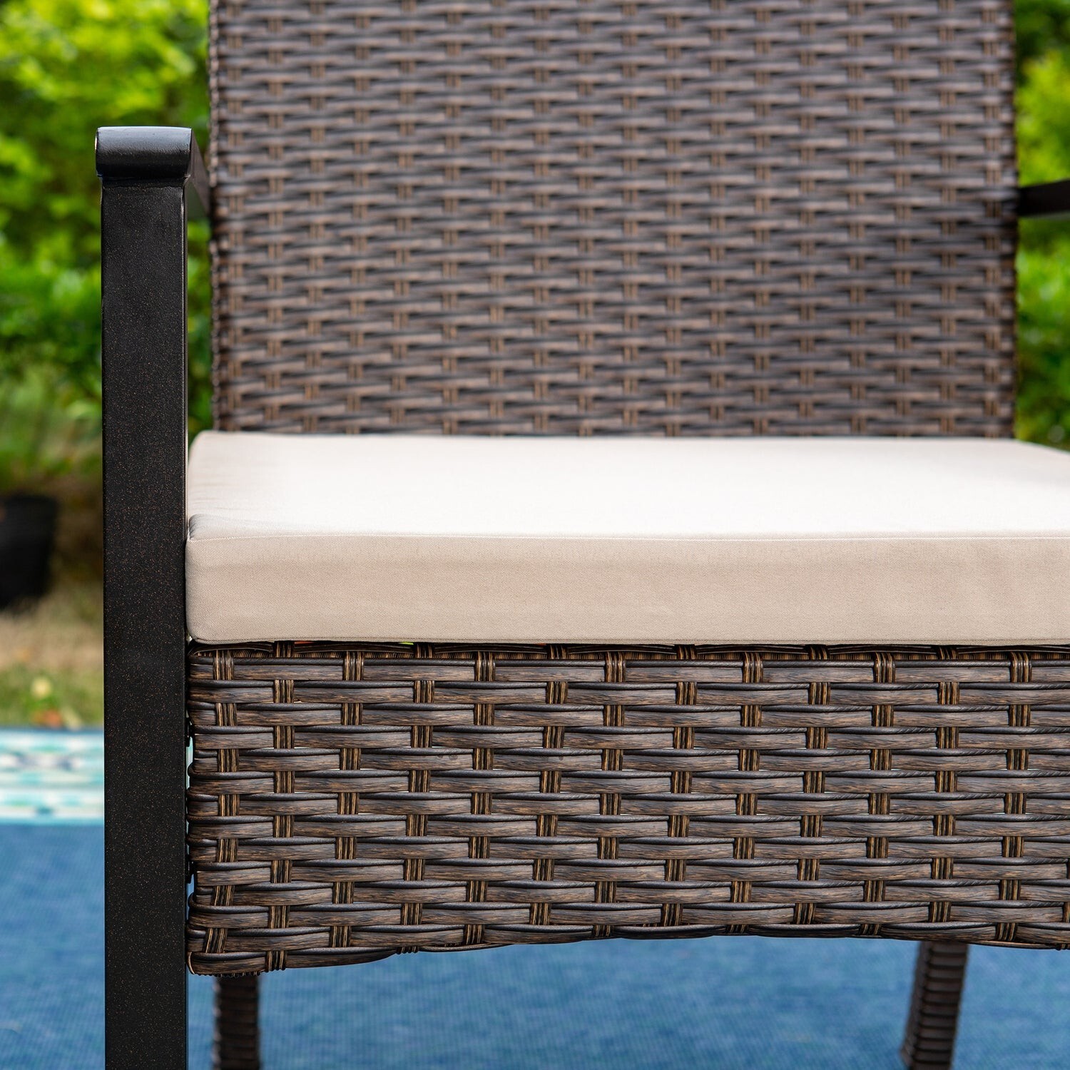 Patio Chairs Set of 4 Rattan O - огляд і ціна Kids Outdoor Dining Set
