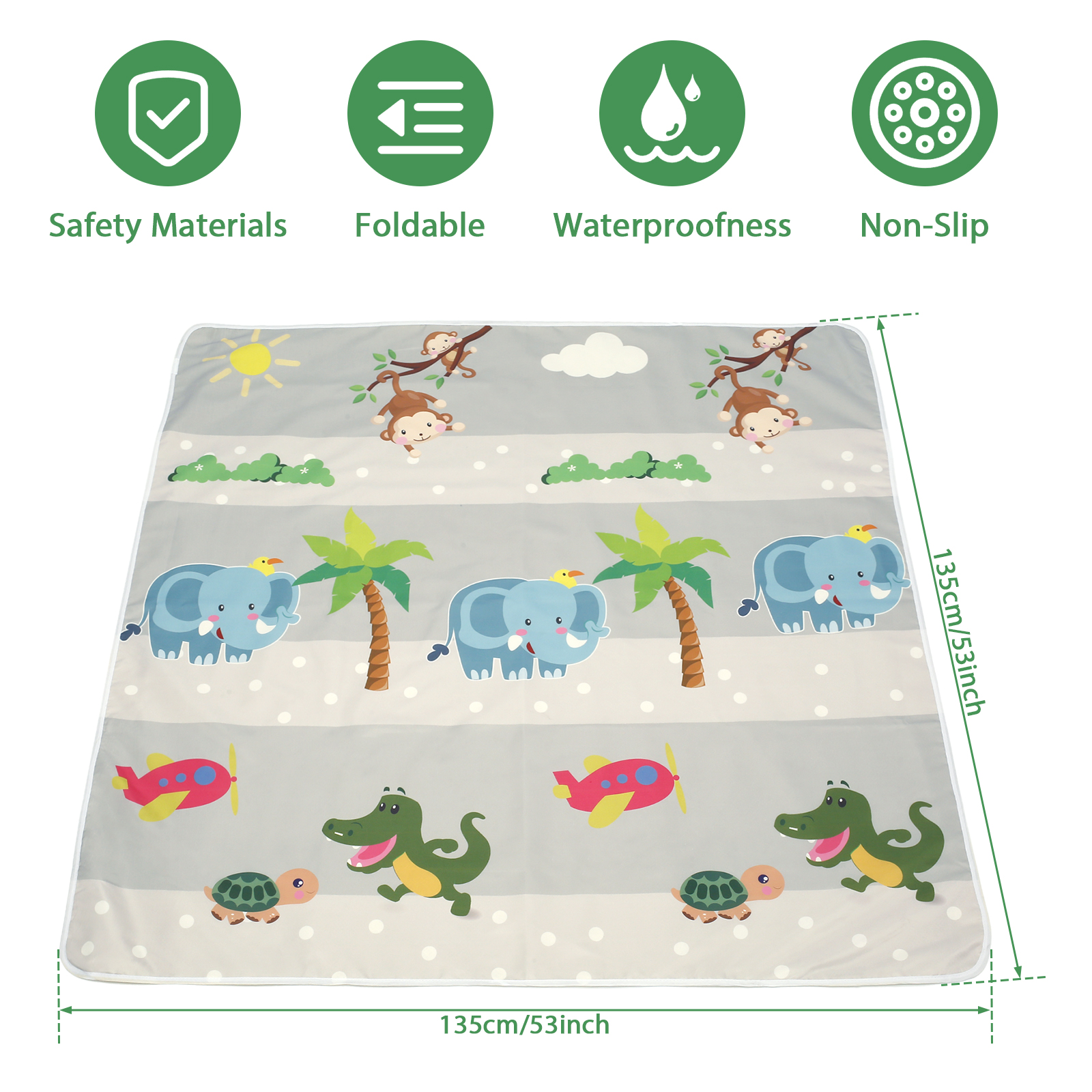 Baby Splat Mat for Under High  - огляд і ціна Kids Outdoor Flooring