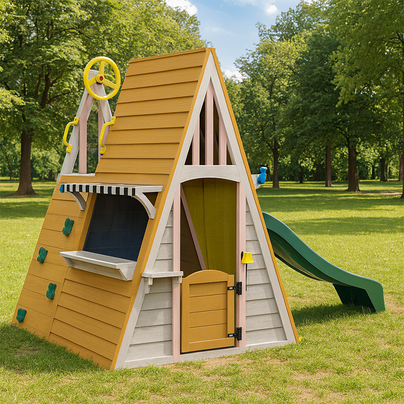 Kids Outdoor Playground Equipm - огляд і ціна Kids Outdoor Wooden Climbing Frame