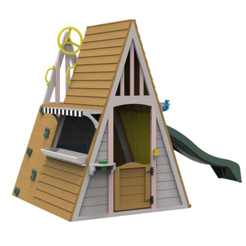 Kids Outdoor Playground Equipm - огляд і ціна Kids Outdoor Wooden Climbing Frame