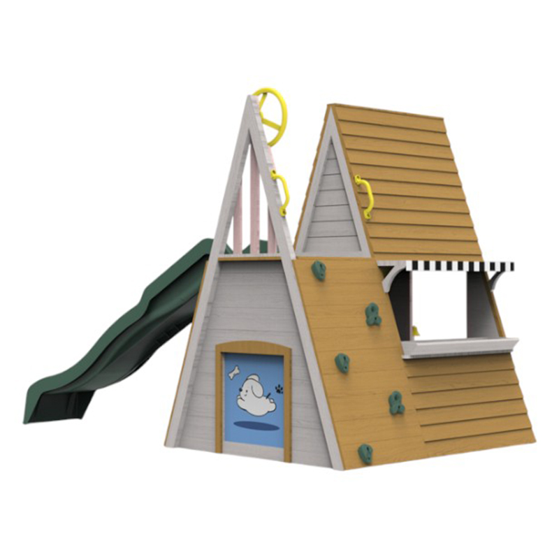 Kids Outdoor Playground Equipm - огляд і ціна Kids Outdoor Wooden Climbing Frame
