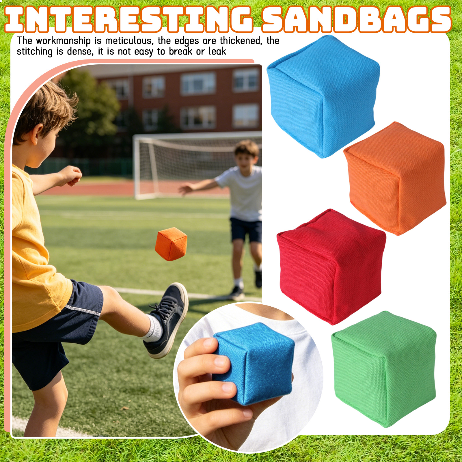 1PC Canvas Cube Children's Bea - огляд і ціна Kids Outdoor Easter Toys