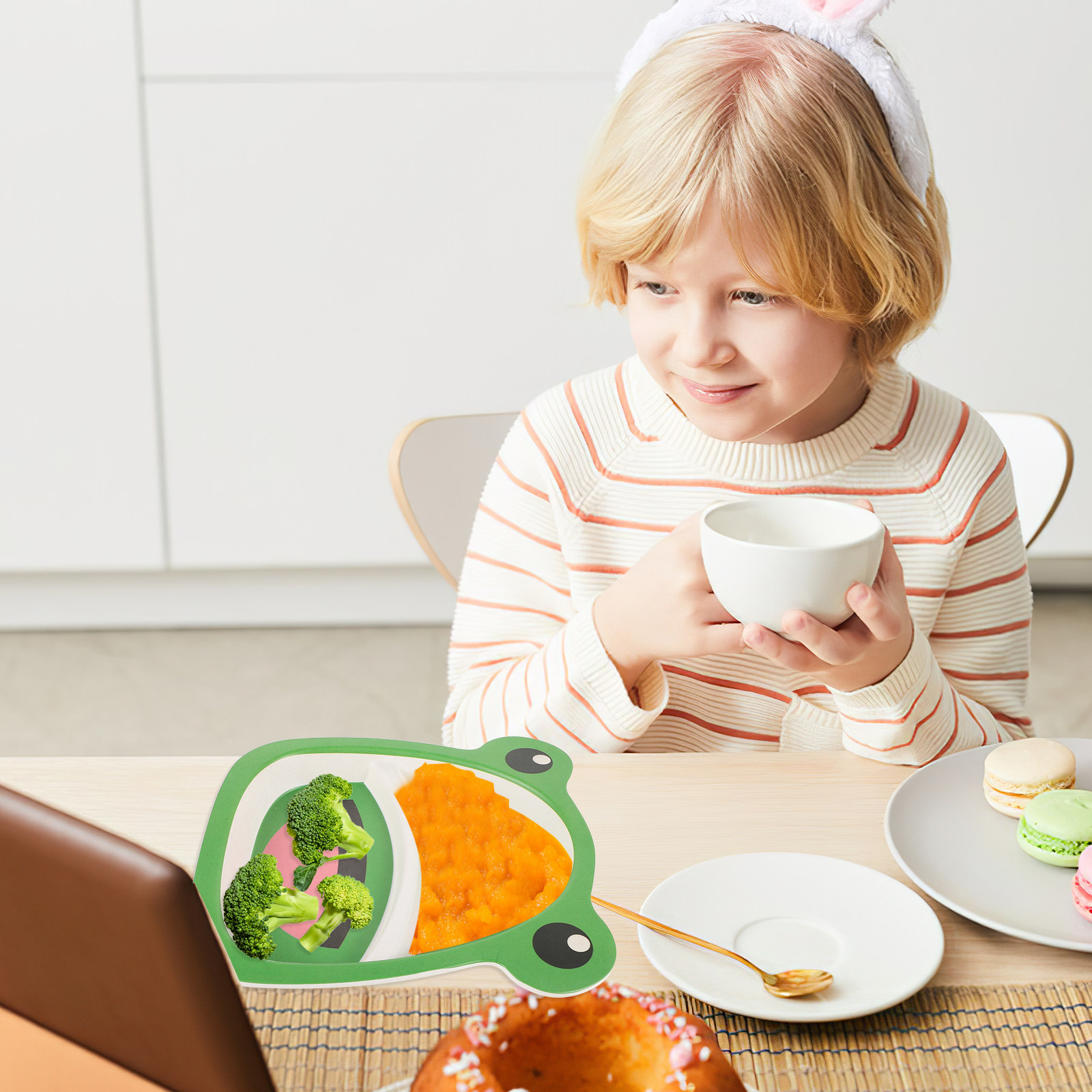 1Set Bamboo Fiber Kids Dining  - огляд і ціна Kids Outdoor Dining Set