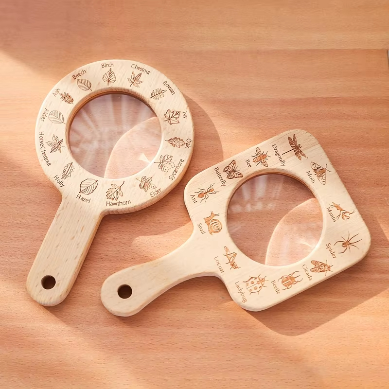 Wooden Magnifying Glass for Ki - огляд і ціна Kids Outdoor Gifts