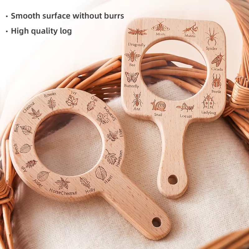 Wooden Magnifying Glass for Ki - огляд і ціна Kids Outdoor Gifts