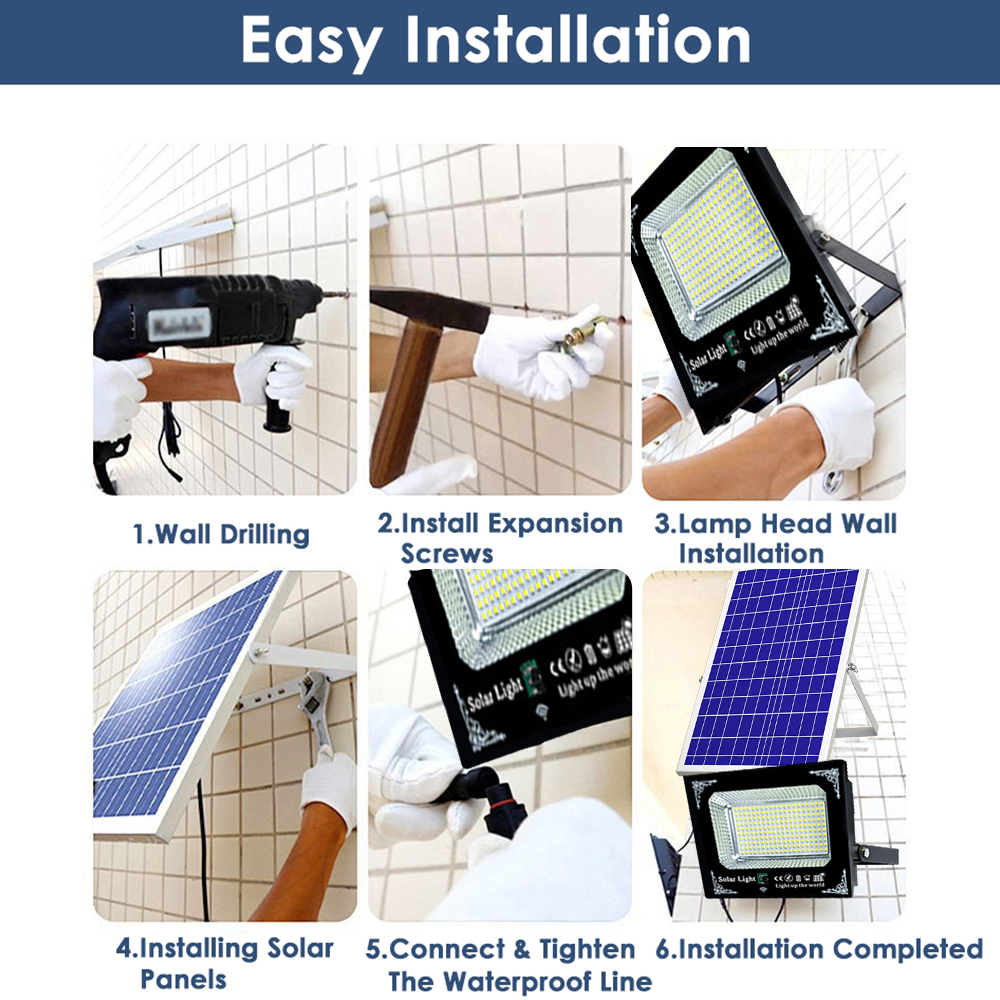 500W Led Solar Light High Brig - огляд і ціна Balance Beam Outdoor