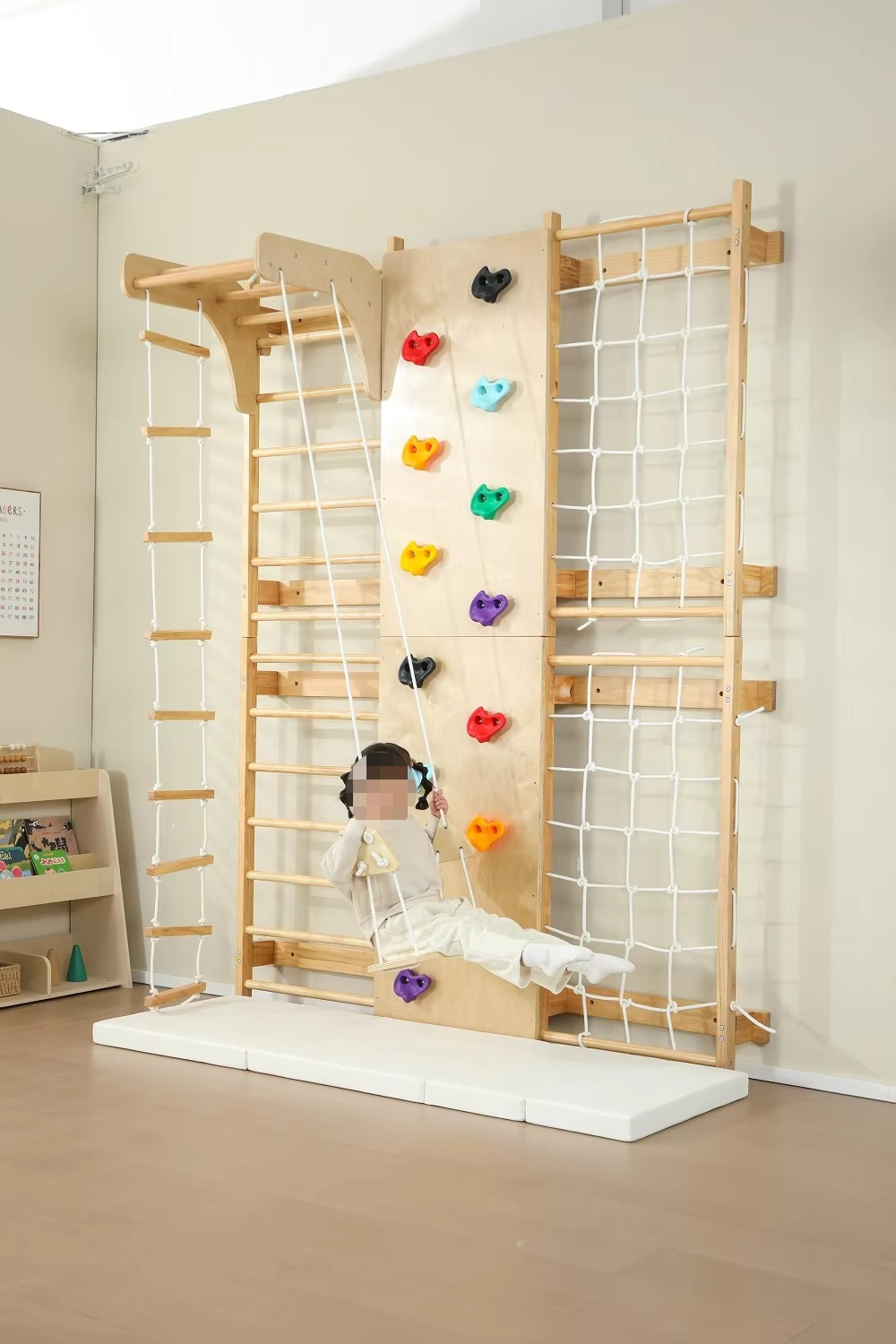 In Stock Indoor Monkey Bars Ki - огляд і ціна Kids Outdoor Wooden Climbing Frame